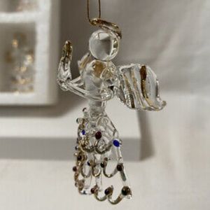 GHI-ANG SPUN GLASS ANGEL ORNAMENTS VINTAGE